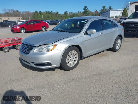 2012 Chrysler 200 LX with VIN 1C3CCBAB4CN320756, listed as a IAAI auction lot 42149497 with 137,037 mi miles. Bid and sale history available at carsss.com. Image 2.