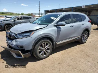 2021 Honda CR-V Touring with VIN 2HKRW2H94MH678683, listed as a Copart auction lot 56994485 with 25,370 mi miles and Salvage title. Bid and sale history available at DreamBid. Image 1.