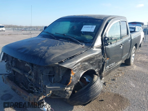 2008 Nissan Titan SE with VIN 1N6BA07DX8N360208, listed as a IAAI auction lot 41699352 with 281,612 mi miles. Bid and sale history available at carsss.com. Image 2.