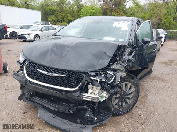 2023 Chrysler Pacifica Hybrid Touring L with VIN 2C4RC1L71PR554435, listed as a IAAI auction lot 41901500 with 53,373 mi miles. Bid and sale history available at carsss.com. Image 6.