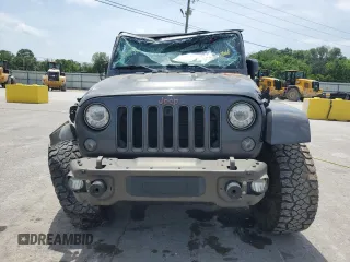 2017 Jeep Wrangler Unlimited 75th Anniversary with VIN 1C4BJWEG2HL503506, listed as a Copart auction lot 57046545 with 114,478 mi miles and Salvage title. Bid and sale history available at DreamBid. Image 5.