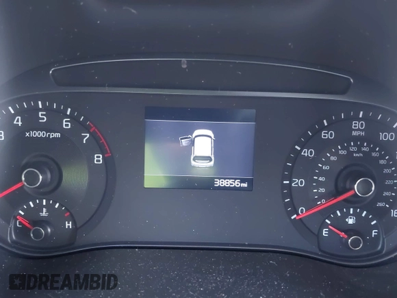 2021 Kia Soul S with VIN KNDJ23AUXM7124839, listed as a IAAI auction lot 41860802 with 38,856 mi miles and . Bid and sale history available at DreamBid. Image 16.