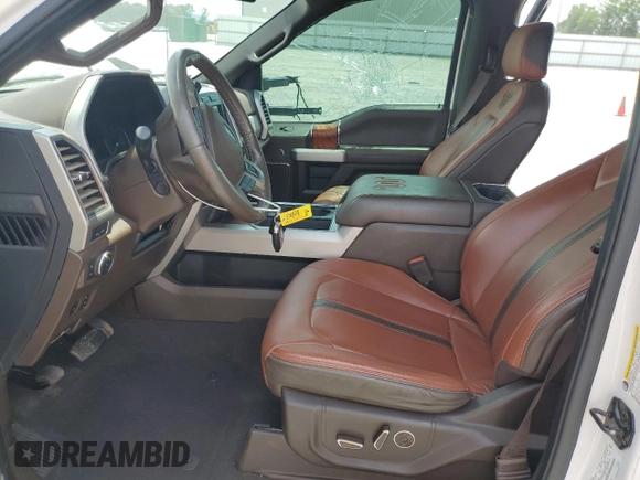 2019 Ford F-350 XL with VIN 1FT8W3DT9KEG33741, listed as a Copart auction lot 59257985 with 60,618 mi miles and Salvage title. Bid and sale history available at DreamBid. Image 7.
