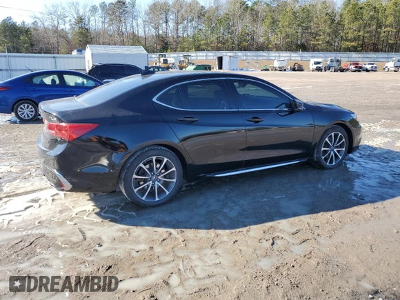 2018 Acura TLX w/Technology Pkg with VIN 19UUB2F58JA001811, listed as a Copart auction lot 88513985 with 85,058 mi miles and Salvage Title. Bid and sale history available at carsss.com. Image 3.