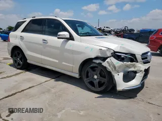 2017 Mercedes-Benz GLE 350 with VIN 4JGDA5JB1HA835912, listed as a Copart auction lot 58470755 with 122,510 mi miles and Salvage title. Bid and sale history available at DreamBid. Image 4.