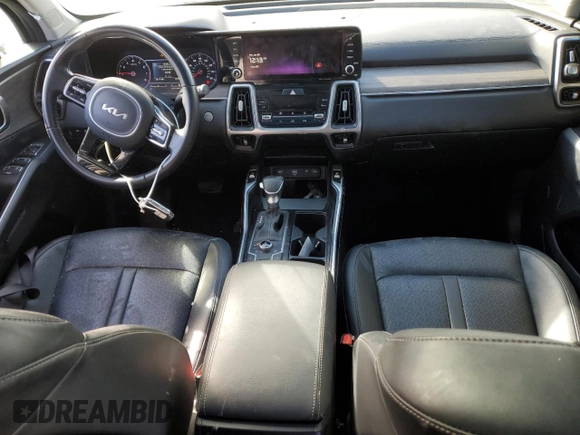 2023 Kia Sorento X-Line S with VIN 5XYRLDLCXPG189093, listed as a Copart auction lot 42477735 with 60,702 mi miles and Salvage Title. Bid and sale history available at DreamBid. Image 8.