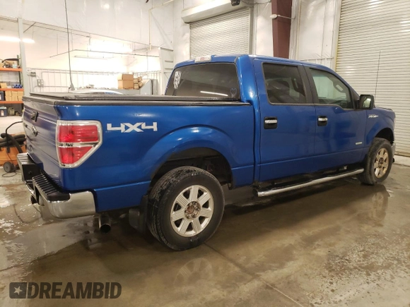 2012 Ford F-150 XL with VIN 1FTFW1ET3CKD68893, listed as a Copart auction lot 74449654 with 161,232 mi miles and Salvage title. Bid and sale history available at DreamBid. Image 3.