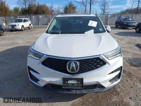 2020 Acura RDX Technology with VIN 5J8TC2H52LL033263, listed as a IAAI auction lot 41293471 with 62,393 mi miles and . Bid and sale history available at DreamBid. Image 12.