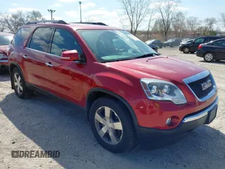 2012 GMC Acadia SLT1 with VIN 1GKKVRED3CJ399547, listed as a IAAI auction lot 42033094 with 141,027 mi miles. Bid and sale history available at carsss.com. Image 1.