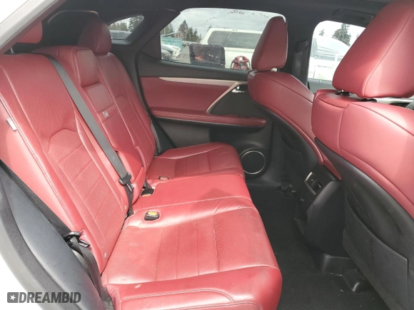 2016 Lexus RX 350 F Sport with VIN 2T2BZMCA4GC049871, listed as a Copart auction lot 51184205 with 107,443 mi miles and Salvage Title. Bid and sale history available at carsss.com. Image 11.