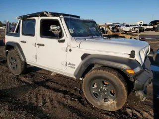 2021 Jeep Wrangler Unlimited Sport with VIN 1C4HJXDN2MW556893, listed as a Copart auction lot 41532205 with 52,891 mi miles and Salvage title. Bid and sale history available at DreamBid. Image 4.