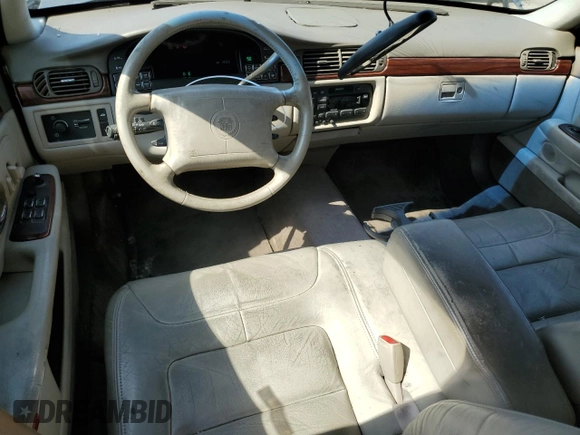 1998 Cadillac DeVille with VIN 1G6KD54Y4WU789008, listed as a Copart auction lot 48791445 with 58,335 mi miles and Salvage Title. Bid and sale history available at carsss.com. Image 8.