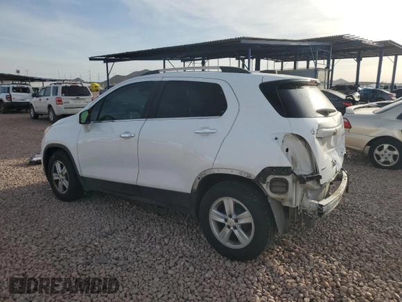 2020 Chevrolet Trax LT with VIN KL7CJLSB9LB041548, listed as a Copart auction lot 51203615 with 163,041 mi miles and Salvage Title. Bid and sale history available at carsss.com. Image 2.