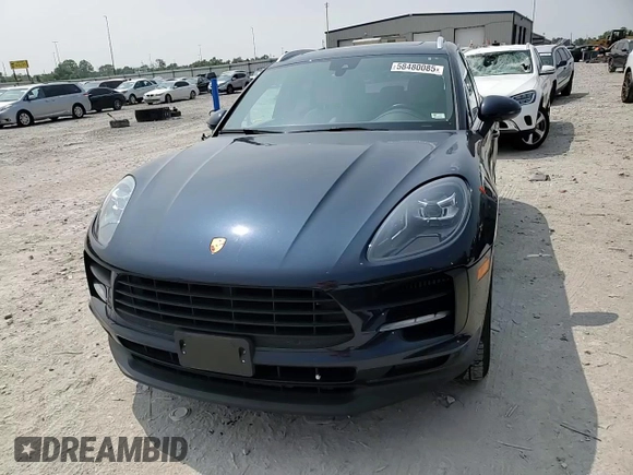 2020 Porsche Macan S with VIN WP1AB2A5XLLB31152, listed as a Copart auction lot 58480085 with 55,928 mi miles and Salvage title. Bid and sale history available at DreamBid. Image 13.