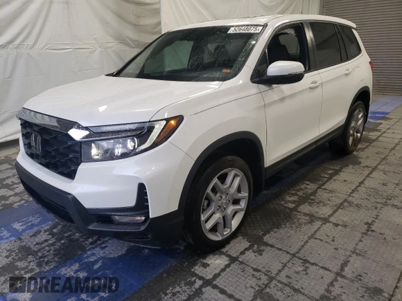 2024 Honda Passport EX-L с VIN 5FNYF8H54RB020153, выставлен на аукционе Copart как лот 59444465 с пробегом 13 958 миль миль и Списание • Salvage title. История ставок и продаж доступна на DreamBid. Изображение 1.