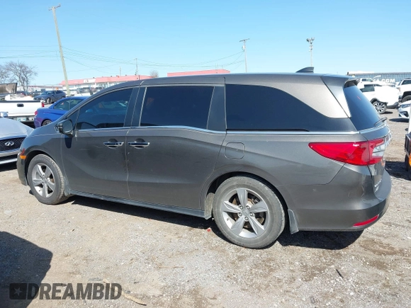 2019 Honda Odyssey EX-L with VIN 5FNRL6H78KB115260, listed as a IAAI auction lot 41962095 with 146,658 mi miles and . Bid and sale history available at DreamBid. Image 14.