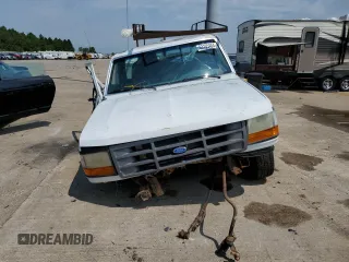 1995 Ford F-250 with VIN 1FTEF25Y6SLA34248, listed as a Copart auction lot 63105404 with 0 mi miles and Salvage Title. Bid and sale history available at carsss.com. Image 5.