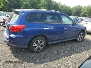2017 Nissan Pathfinder Platinum with VIN 5N1DR2MM5HC637228, listed as a Copart auction lot 65160205 with Not provided miles and Clean title. Bid and sale history available at DreamBid. Image 3.