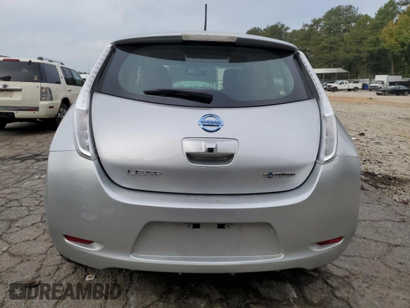 2015 Nissan LEAF SV with VIN 1N4AZ0CP3FC318436, listed as a Copart auction lot 70855893 with 65,101 mi miles. Bid and sale history available at carsss.com. Image 6.