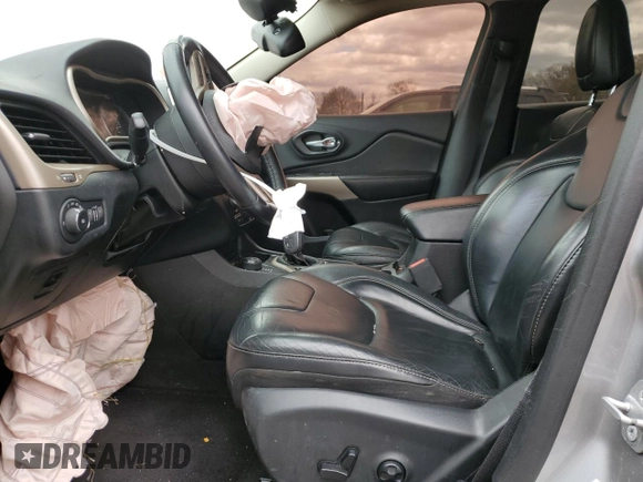 2017 Jeep Cherokee Limited with VIN 1C4PJMDB5HD226697, listed as a Copart auction lot 52945615 with Not Provided miles and Salvage Title. Bid and sale history available at DreamBid. Image 7.