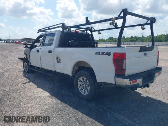 2021 Ford F-250 XL with VIN 1FT7W2B65MED99796, listed as a IAAI auction lot 41954448 with Not provided miles and . Bid and sale history available at DreamBid. Image 3.