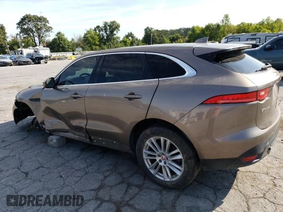 2017 Jaguar F-Pace 35t Prestige z VIN SADCK2BV6HA061682, wystawiony jako Copart lot #68542694 z przebiegiem 46 447 mil mil oraz Szkoda całkowita • Salvage title. Historia ofert i sprzedaży dostępna na DreamBid. Obrazek 2.