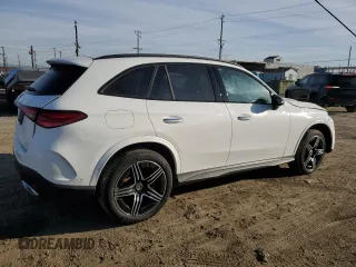 2024 Mercedes-Benz GLC with VIN W1NKM4GB9RF186443, listed as a Copart auction lot 47267855 with 4,395 mi miles and Clean Title. Bid and sale history available at carsss.com. Image 3.