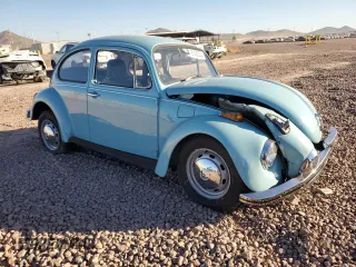 1972 Volkswagen Beetle with VIN 1122223091, listed as a Copart auction lot 81480204 with 84,951 mi miles and Salvage Title. Bid and sale history available at DreamBid. Image 4.