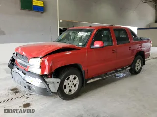 2005 Chevrolet Avalanche Z71 with VIN 3GNEK12Z35G135209, listed as a Copart auction lot 52564465 with 295,479 mi miles and Salvage Title. Bid and sale history available at carsss.com. Image 1.