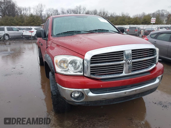 2007 Dodge 1500 SLT with VIN 1D7HU182X7S191322, listed as a IAAI auction lot 41715180 with Not Provided miles. Bid and sale history available at carsss.com. Image 1.