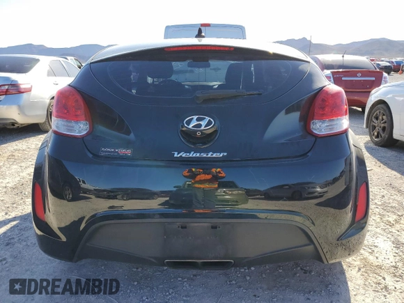 2016 Hyundai Veloster with VIN KMHTC6AD9GU274319, listed as a Copart auction lot 45099593 with 58,917 mi miles. Bid and sale history available at carsss.com. Image 6.