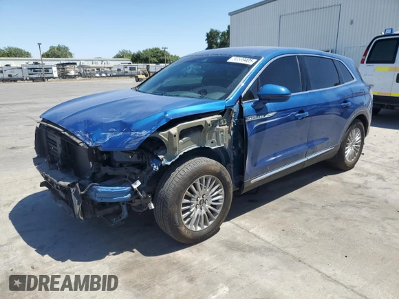 2020 Lincoln Nautilus Standard with VIN 2LMPJ6J92LBL18863, listed as a Copart auction lot 56599405 with 48,686 mi miles and Salvage title. Bid and sale history available at DreamBid. Image 1.