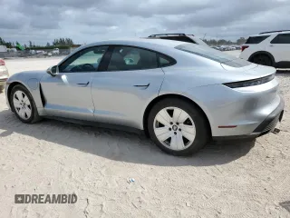 2021 Porsche Taycan with VIN WP0AA2Y17MSA16879, listed as a Copart auction lot 44595125 with 7,105 mi miles and Non repairable. Bid and sale history available at DreamBid. Image 2.