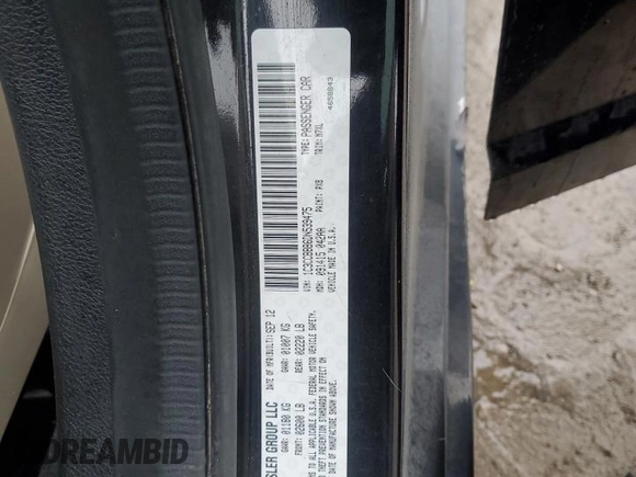 2013 Chrysler 200 Touring z VIN 1C3CCBBB6DN539475, wystawiony jako Copart lot #43955965 z przebiegiem 129 207 mil mil oraz Szkoda całkowita • Salvage title. Historia ofert i sprzedaży dostępna na DreamBid. Obrazek 12.