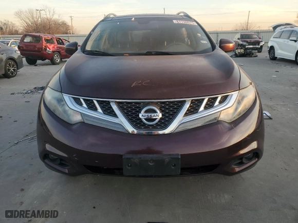 2014 Nissan Murano LE with VIN JN8AZ1MU5EW419256, listed as a Copart auction lot 87740975 with 71,515 mi miles and Salvage Title. Bid and sale history available at carsss.com. Image 5.