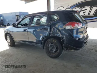 2016 Nissan Rogue SV with VIN KNMAT2MV8GP691017, listed as a Copart auction lot 55435685 with 91,056 mi miles and Salvage Title. Bid and sale history available at DreamBid. Image 2.