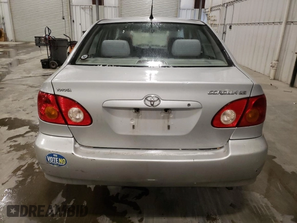 2004 Toyota Corolla CE with VIN 1NXBR38E94Z341018, listed as a Copart auction lot 82170594 with 221,462 mi miles and Non Repairable. Bid and sale history available at DreamBid. Image 6.