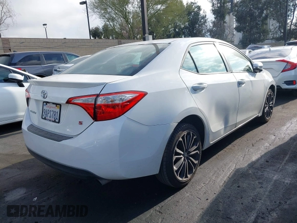 2016 Toyota Corolla L with VIN 5YFBURHE4GP367808, listed as a IAAI auction lot 41893231 with 156,999 mi miles and . Bid and sale history available at DreamBid. Image 4.