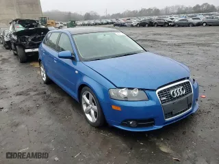 2008 Audi A3 with VIN WAUHF78P78A165574, listed as a Copart auction lot 84257064 with 127,282 mi miles and Salvage Title. Bid and sale history available at carsss.com. Image 10.