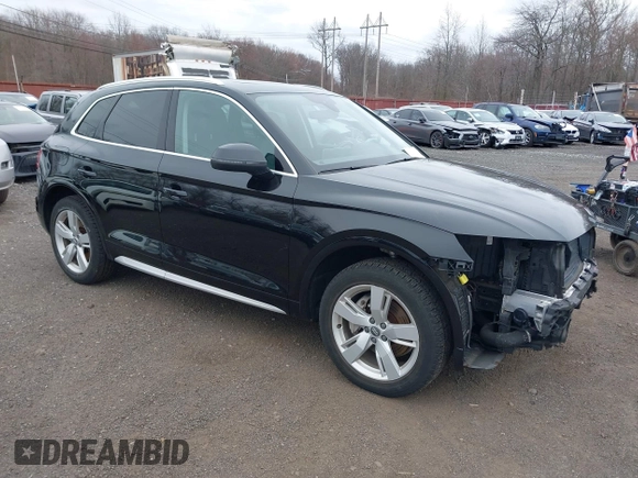 2018 Audi Q5 Premium Plus z VIN WA1BNAFY2J2008789, wystawiony jako IAAI lot #41899063 z przebiegiem 106 739 mil mil oraz . Historia ofert i sprzedaży dostępna na DreamBid. Obrazek 1.
