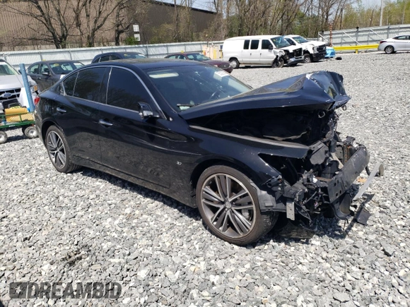 2015 Infiniti Q50 Premium z VIN JN1BV7AR2FM395318, wystawiony jako Copart lot #55029355 z przebiegiem 186 303 mil mil oraz Czysty tytuł • Clean title. Historia ofert i sprzedaży dostępna na DreamBid. Obrazek 4.