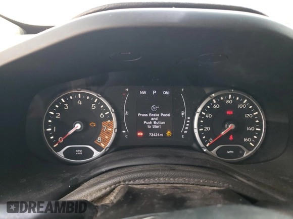 2020 Jeep Renegade Sport z VIN ZACNJBAB2LPK96116, wystawiony jako Copart lot #37249614 z przebiegiem 73 424 mil mil oraz Szkoda całkowita • Salvage title. Historia ofert i sprzedaży dostępna na DreamBid. Obrazek 9.