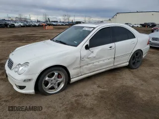 2007 Mercedes-Benz C 230 Sport with VIN WDBRF52H67F879967, listed as a Copart auction lot 52212585 with 201,975 mi miles and Salvage Title. Bid and sale history available at DreamBid. Image 1.