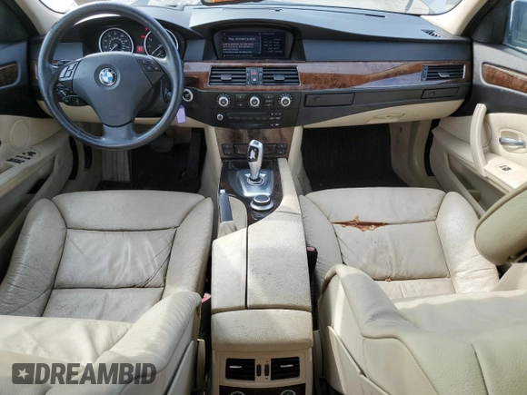 2008 BMW 5 Series 535xi with VIN WBANV93518CZ65377, listed as a Copart auction lot 54707605 with 197,653 mi miles and Clean Title. Bid and sale history available at carsss.com. Image 8.