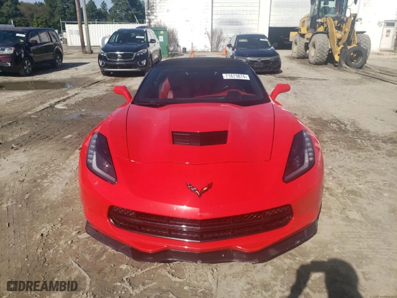 2014 Chevrolet Corvette Stingray Z51 3LT with VIN 1G1YL3D72E5132036, listed as a Copart auction lot 71673874 with 182,761 mi miles and Salvage Title. Bid and sale history available at carsss.com. Image 5.