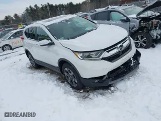 2019 Honda CR-V EX-L with VIN 2HKRW2H84KH665159, listed as a IAAI auction lot 41558717 with 77,307 mi miles. Bid and sale history available at carsss.com. Image 1.
