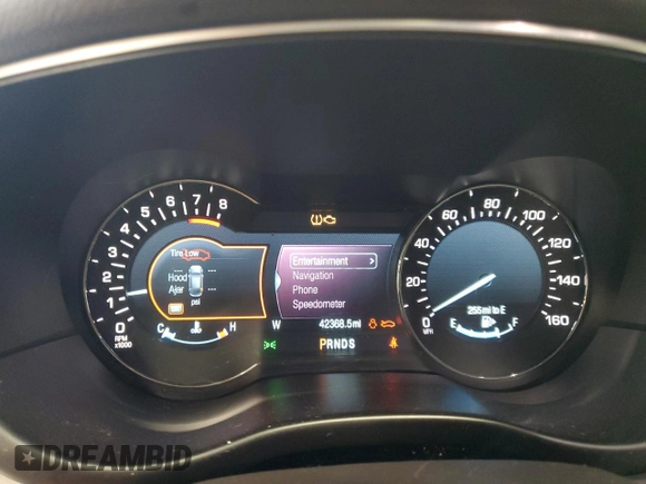 2018 Lincoln MKC Reserve with VIN 5LMTJ3DH4JUL12501, listed as a Copart auction lot 58257475 with 42,368 mi miles and Salvage title. Bid and sale history available at DreamBid. Image 9.