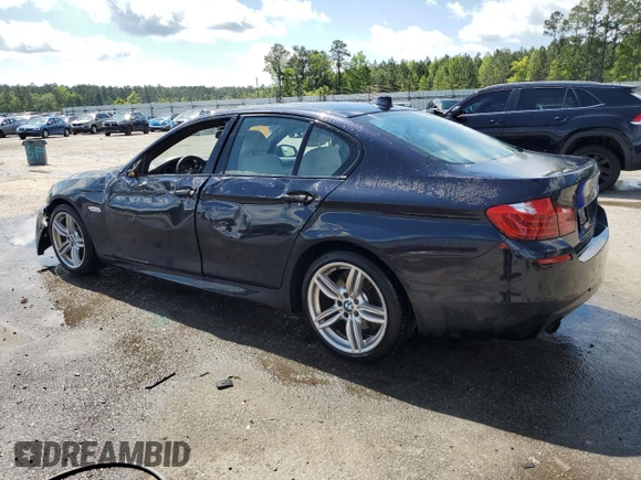 2014 BMW 5 Series 535i with VIN WBA5B1C57ED479494, listed as a Copart auction lot 51990735 with 86,978 mi miles and Salvage Title. Bid and sale history available at DreamBid. Image 2.