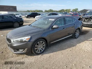 2014 Kia Cadenza Premium with VIN KNALN4D71E5136089, listed as a Copart auction lot 72343514 with 81,616 mi miles and Salvage Title. Bid and sale history available at carsss.com. Image 1.