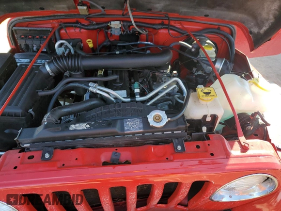 2005 Jeep Wrangler Unlimited with VIN 1J4FA44SX5P353588, listed as a Copart auction lot 42412885 with 72,863 mi miles and Salvage Title. Bid and sale history available at carsss.com. Image 12.
